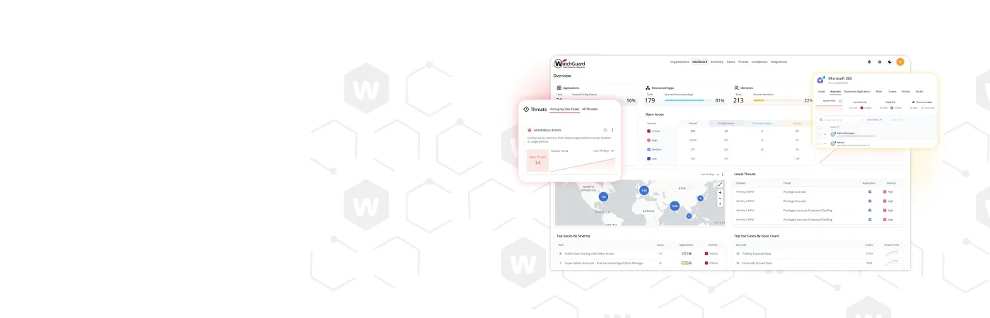 WatchGuard Cloud Detection and Response dashboard